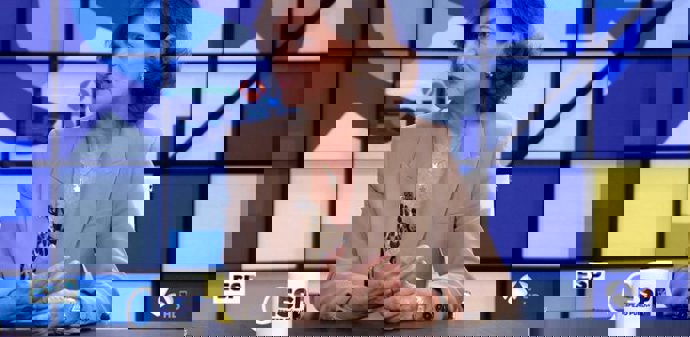 Entrevista a la vicepresidenta del Gobierno, Carmen Calvo