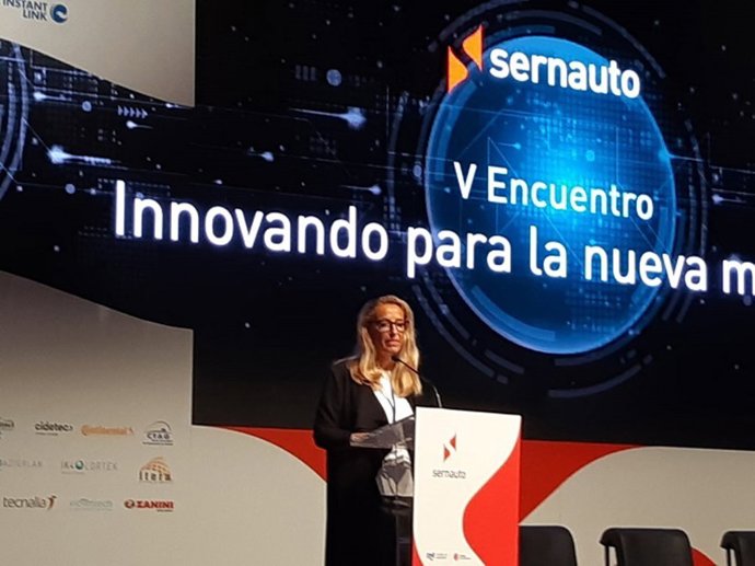 María Helena Antolín, presidenta de Sernauto, en el V Encuentro de la asociación