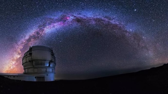 Vista panorámica del Gran Telescopio Canarias (GTC)