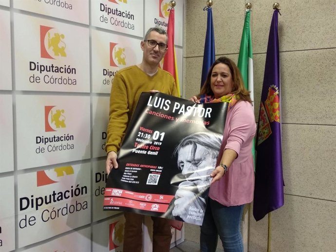 Navajas presenta el concierto de Luis Pastor en Puente Genil