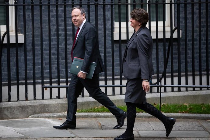 Arlene Foster i Nigel Dodds, líders del DUP  