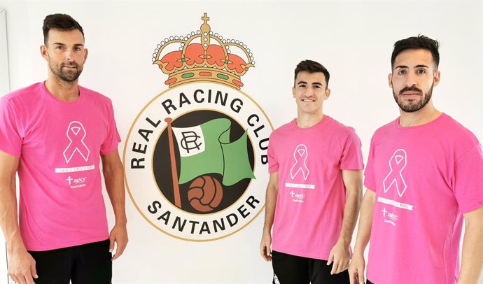 Fútbol.- El Racing de Santander se suma al Día Mundial contra el Cáncer de Mama