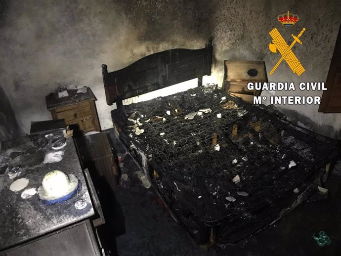 Incendio en una vivienda de Albanchez