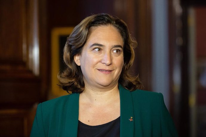 La alcaldesa de Barcelona, Ada Colau, se pronuncia, en el Ayuntamiento de la ciudad, sobre las declaraciones del día anterior del presidente del Gobierno en funciones, a 20 de septiembre de 2019.