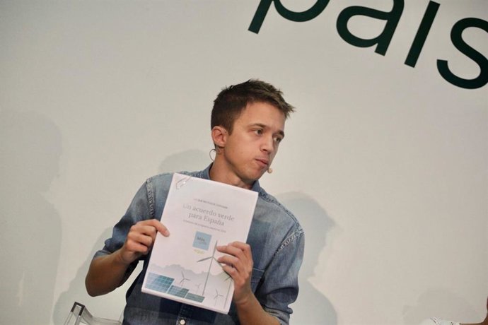 El líder de Más País, ñigo Errejón
