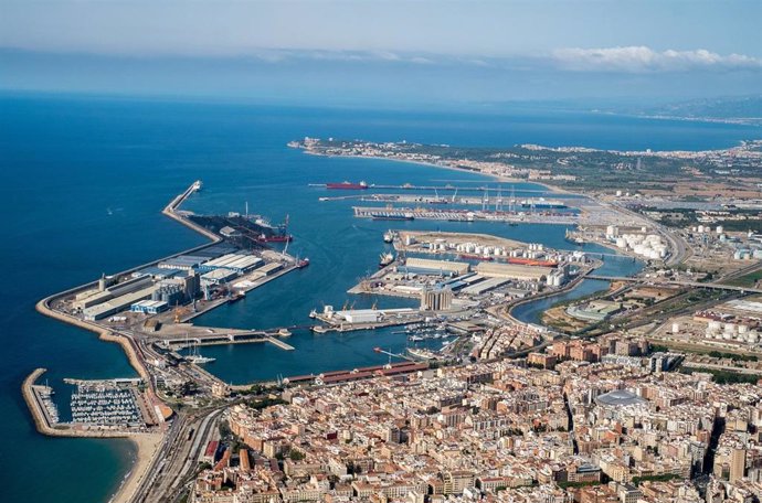 Imagen aérea del Puerto de Tarragona