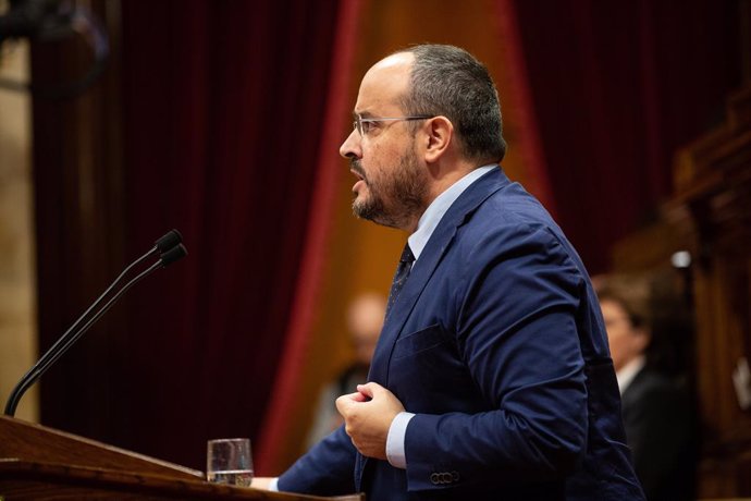 Alejandro Fernández (PP) intervé al Parlament de Catalunya