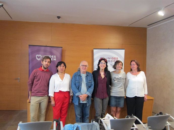 Presentación de la candidatura de Unidas Podemos