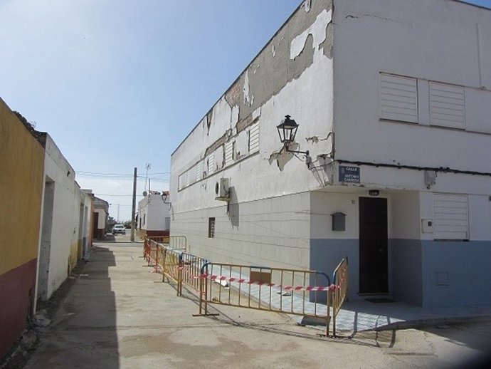 Viviendas del poblado de Alfonso XIII de Isla Mayor