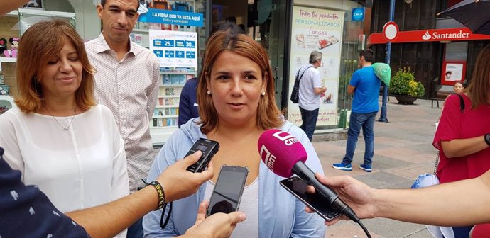 La alcaldesa de Talavera, Tita García Élez, en declaraciones a los medios