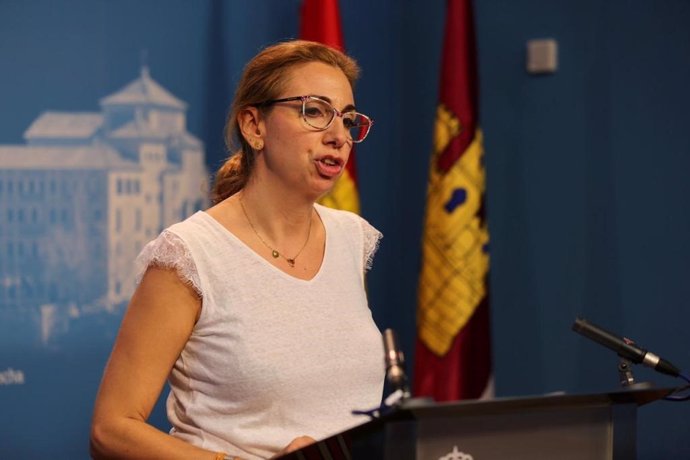 La diputada de Ciudadanos Ursula López en rueda de prensa