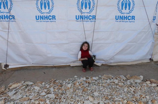 Una niña refugiada siria en Líbano