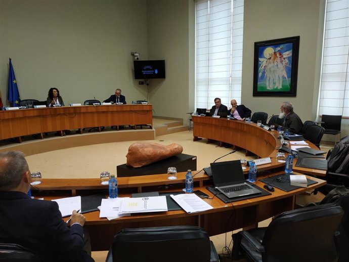 El director xeral de Gandaría, José Balseiros, en la Comisión de Agricultura