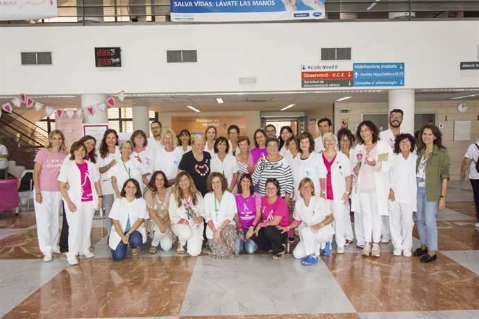 Dia Internacional contra el Cncer de Mama a l'Hospital Són Lltzer.