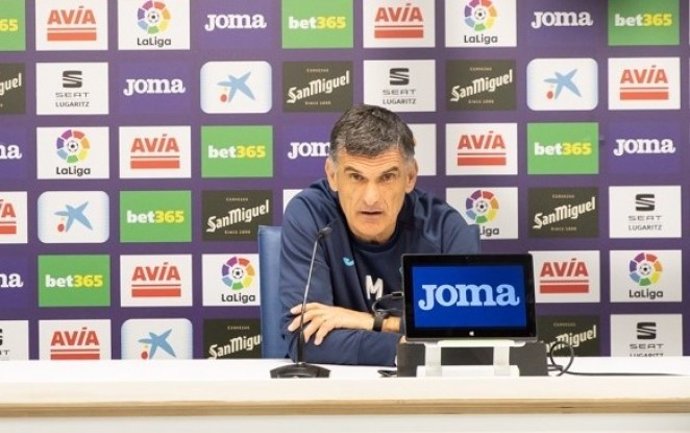 El entrenador del SD Eibar, José Luis Mendilibar, en rueda de prensa