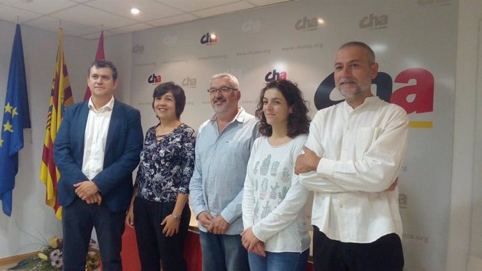 CHA presenta en Huesca sus candidaturas al Congreso y al Senado para el 10N.