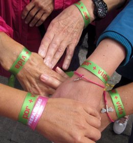 Mujeres supervivientes de cáncer en Fene (A Coruña)