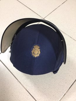 Casco utilizado por los agentes