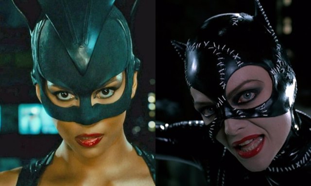 Halle Berry y Michelle Pfeiffer como Catwoman
