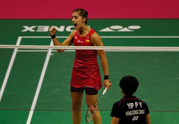 La jugadora española de bádminton Carolina Marín.