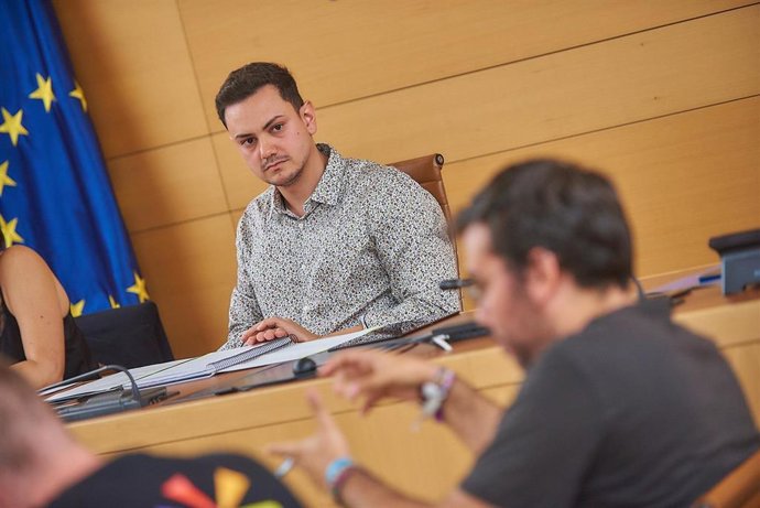 El consejero delegado del área de Diversidad y Participación Ciudadana del Cabildo de Tenerife, Nauzet Gugliotta
