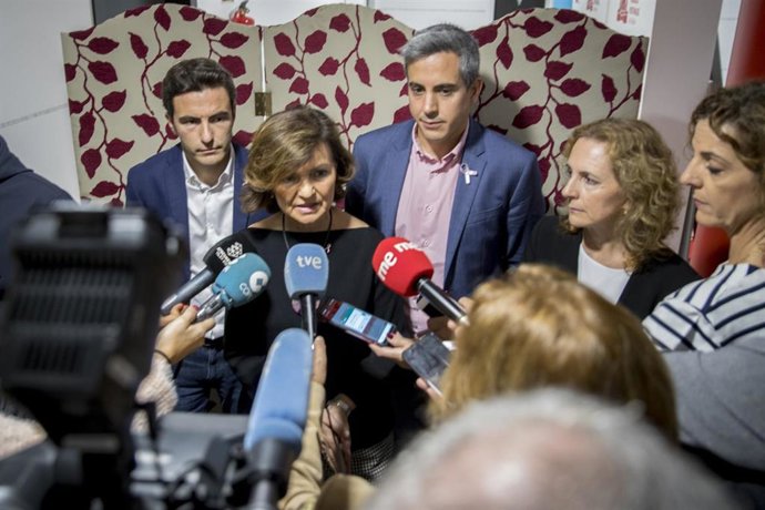 Canutazo de la vicepresidenta, Carmen Calvo, en Santander