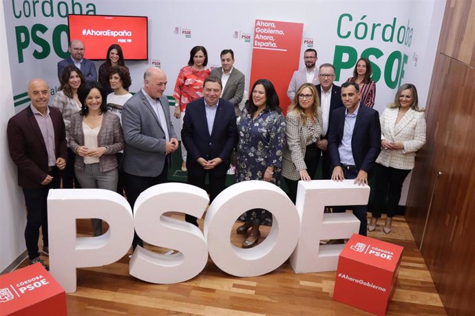 Las candidaturas del PSOE a las elecciones generales del día 10 de noviembre para el Congreso y el Senado en Córdoba.