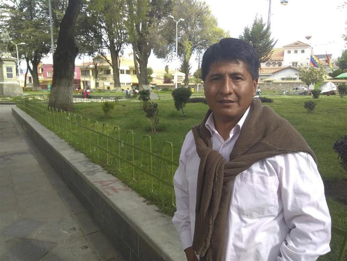 Rodrigo Quinallata, activista político aymara.