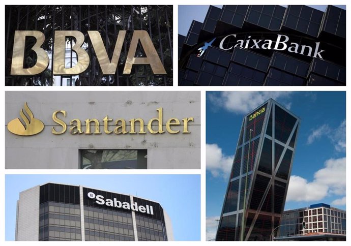 BBVA, CaixaBank, Santander, Bankia y Sabadell