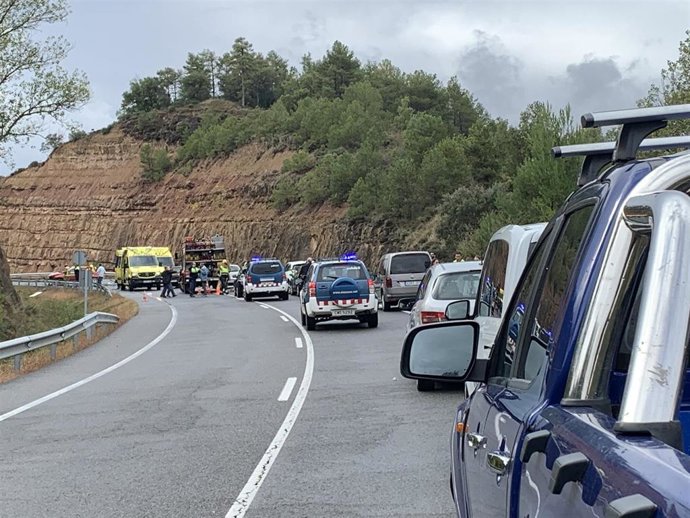 Accidente en la C-14