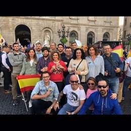 Representantes de Ciudadanos Asturias en Barcelona