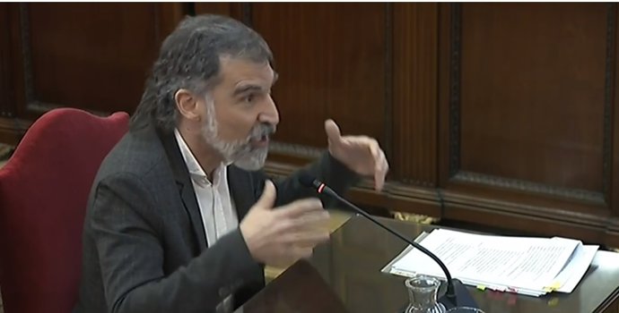 Jordi Cuixart al judici del 'procés'.