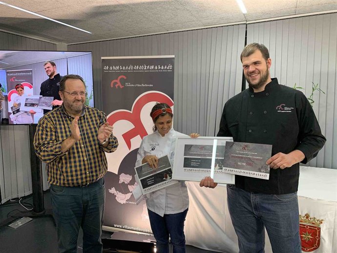 Adur Arrieta, ganador del XII Concurso de Pinchos y Tapas Medievales