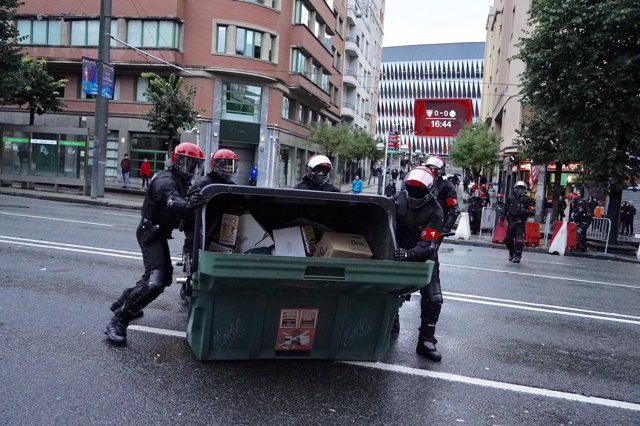 Protestas en Bilbao