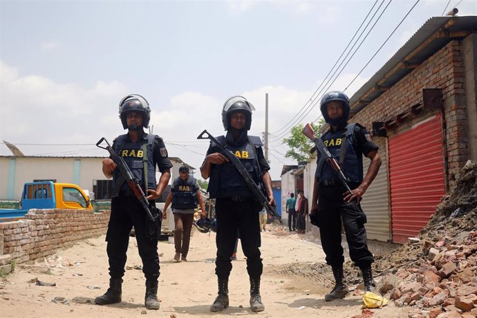 Operación policial en Bangladesh