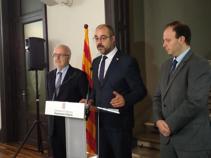 El conseller de Interior, M.Buch