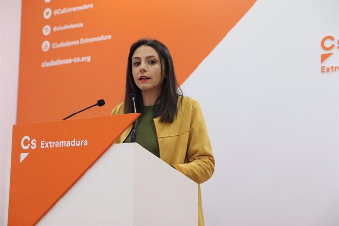 La candidata de Cs al Congrés per Badajoz María José Calderón