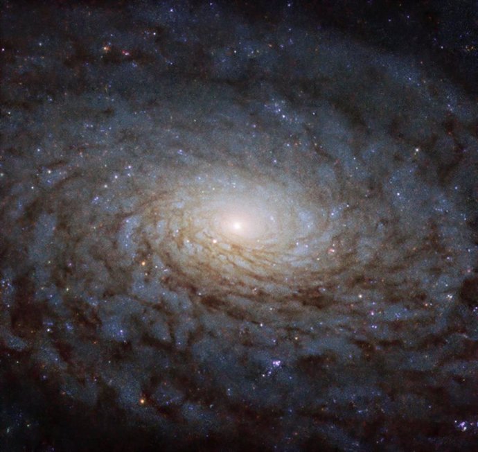 La galaxia NGC 4380 gira como un portal "a otra dimensión"
