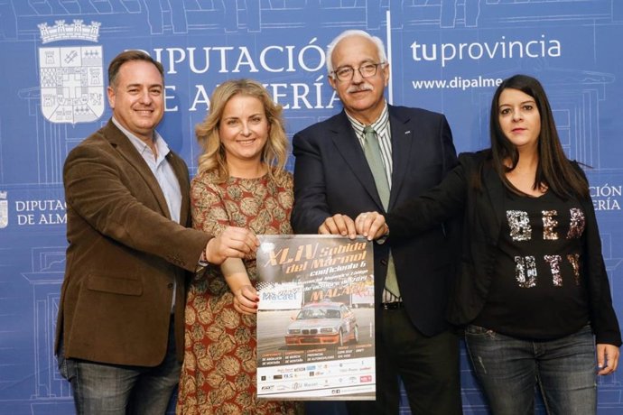 Presentación en la Diputación Provincial de Almería de la nueva edición de la 'Subida al Mármol' de Macael