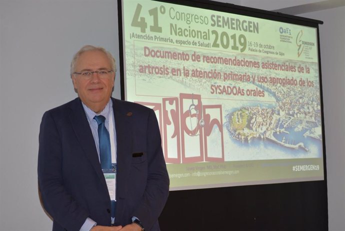 El doctor Josep Vergés en el Congreso Semergen