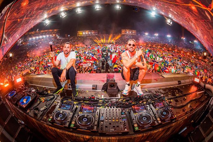 Los djs Dimitri Vegas & Like Mike