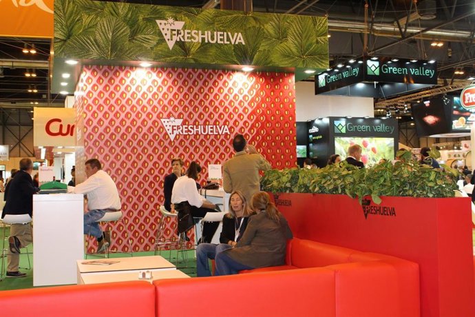 Stand de Freshuelva en Fruit Attraction, en Madrid.