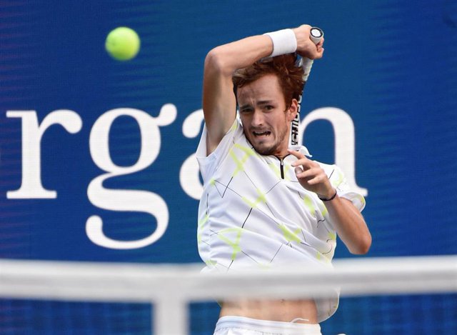 El tenista ruso Daniil Medvedev durante el US Open 2019