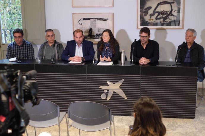 Rueda de prensa de la presentación de la iniciativa 'Informe Mar Balear'.