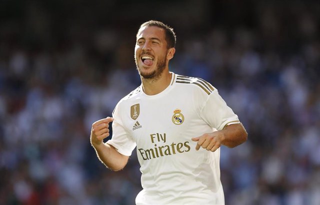 Eden Hazard celebra su gol ante el Granada