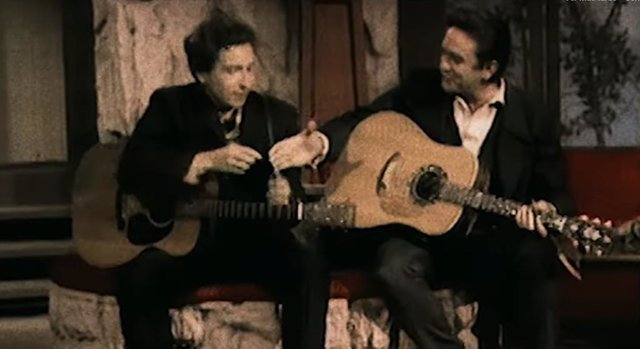 Bob Dylan y Johnny Cash