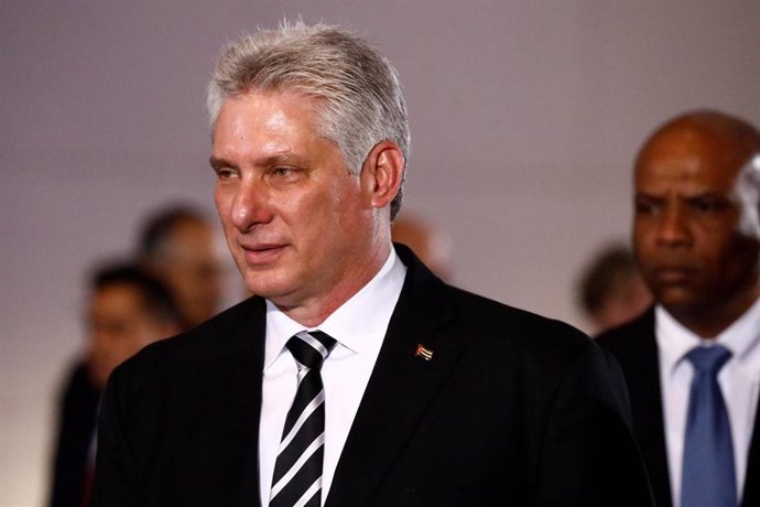 El presidente de Cuba, Miguel Díaz-Canel