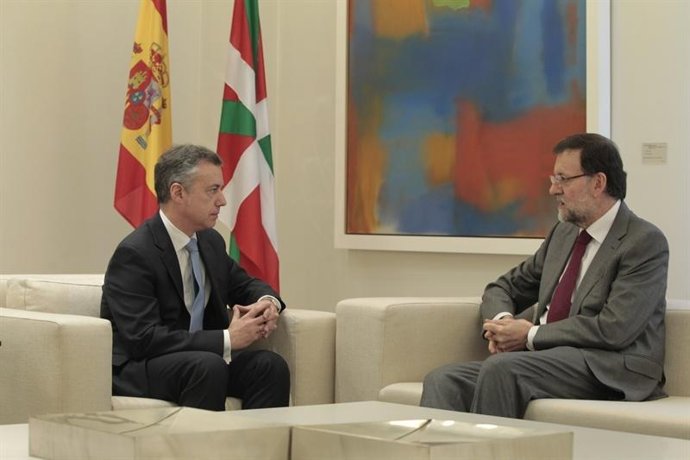 Reunión entre Mariano Rajoy e Iñigo Urkullu en enero de 2013