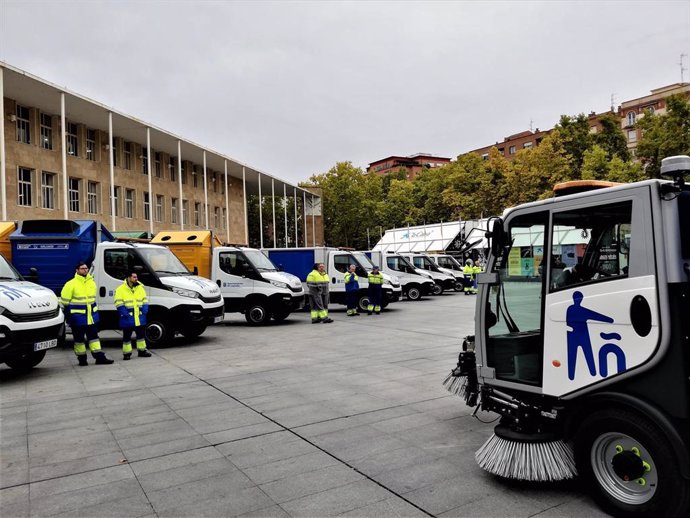 Logroño renueva su flota de vehículos de limpieza viaria y 2.200 contenedores