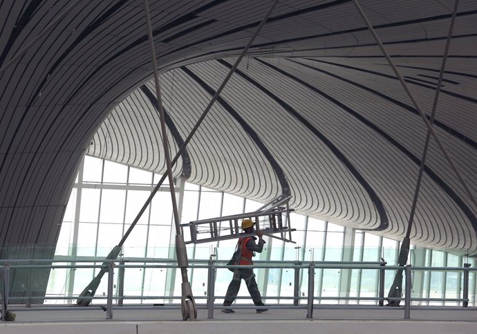 Construcción del Aeropuerto Internacional de Pekín-Daxing